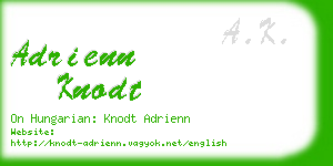 adrienn knodt business card